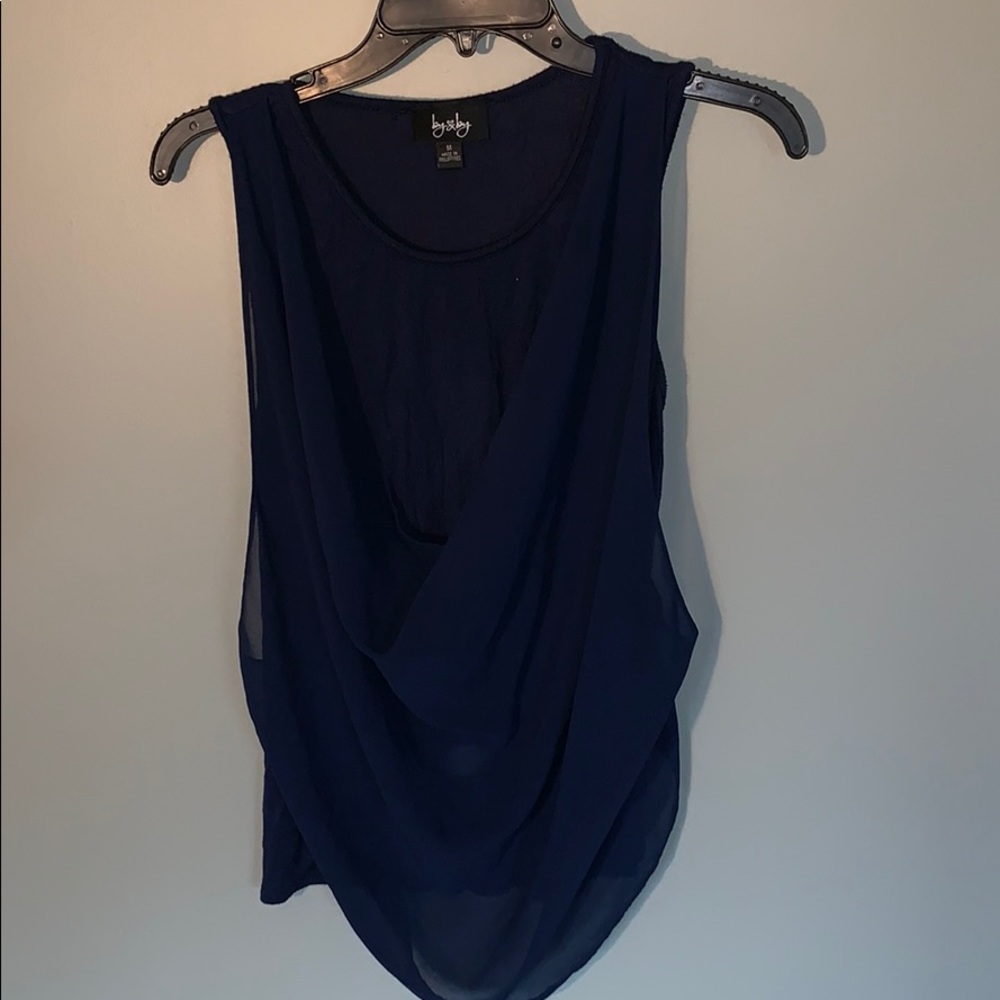 Blue formal women’s blouse